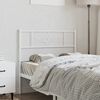 vidaXL Metal Replace Headboard White 90 cm
