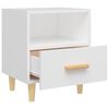 vidaXL Bedside Cabinets 2 pcs White 40x35x47 cm