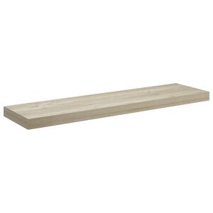 vidaXL Floating Wall Shelf Oak 90x23.5x3.8 cm MDF
