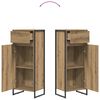 vidaXL Bathroom Cabinet Artisian Oak 40 x 30 x 100 cm Engineered Wood