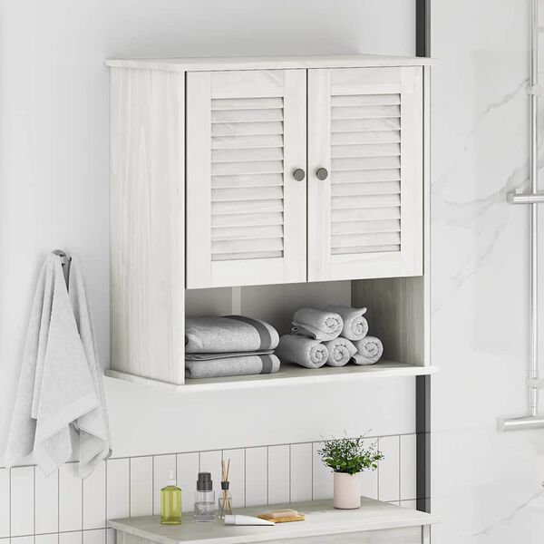 vidaXL Bathroom Cabinet with Shelf VIGO White and Antique White