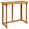 vidaXL Balcony Table | Brown | Solid Acacia Wood | Medium | Foldable