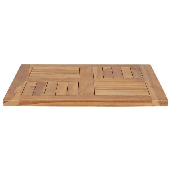 vidaXL Table Top Solid Teak Wood 60x60x2.5 cm