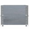 vidaXL Garden Planter Grey 100x50 cm Solid Wood Pine