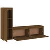 vidaXL TV Cabinets 3 pcs Honey Brown Solid Wood Pine
