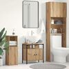 vidaXL Bathroom Sink Cabinet Artisan Oak 60x30x60 cm Engineered Wood