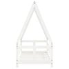 vidaXL Kids Bed Frame White 70x140 cm Solid Wood Pine