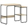 vidaXL Desk with Storage Sonoma Oak 100 x 50 x 75 cm