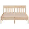 vidaXL Bed Frame without Mattress 120x200 cm Solid Wood Pine
