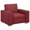 vidaXL Sofa Wine Red 99 x 78 x 84 cm Fabric