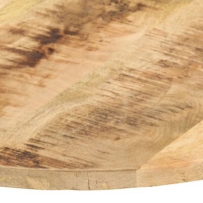 vidaXL Table Top Solid Mango Wood Round 15-16 mm 50 cm