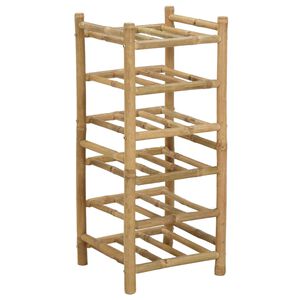 vidaXL Wine Rack Natural 32.5 x 29.5 x 72 cm Bamboo