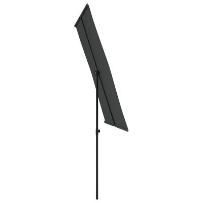 vidaXL Outdoor Parasol with Aluminium Pole 2x1.5 m Anthracite