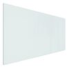 vidaXL Fireplace Glass Plate Rectangular 100x50 cm