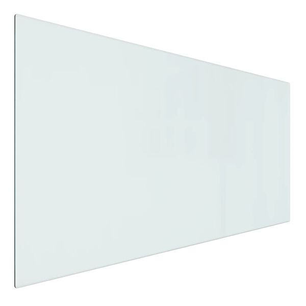 vidaXL Fireplace Glass Plate Rectangular 100x50 cm