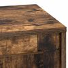 vidaXL Bedside Cabinet Smoked Oak 44 x 34.5 x 45 cm Engineered Wood