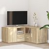 vidaXL Corner Cabinet Sonoma Oak 160x40x45 cm Engineered Wood