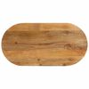 vidaXL Table Top 120x50x2.5 cm Oval Solid Wood Mango