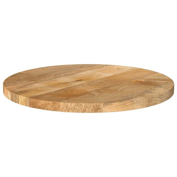 vidaXL Table Top &Oslash; 50x3.8 cm Round Solid Wood Mango