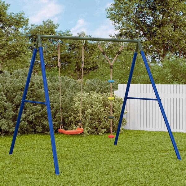 vidaXL Outdoor Swing Set with Swing and Disc Swing