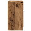 vidaXL Bedside Cabinet Old Wood 39x35x65 cm Engineered Wood