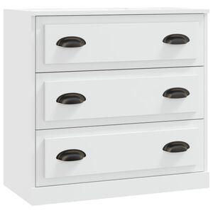 vidaXL Sideboard White 70x35.5x67.5 cm Engineered Wood