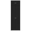 vidaXL Storage Cabinet Black 70x42.5x225 cm Engineered Wood