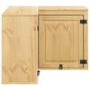 vidaXL Cabinet SKI Honey Brown 80 x 80 x 60 cm Solid Pine Wood