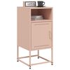 vidaXL Bedside Cabinets 2 pcs Pink 36x39x78 cm Steel