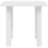 vidaXL Garden Table White 80x75x72 cm Plastic