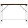 vidaXL Console Table Smoked Oak 100x32x75 cm Engineered Wood