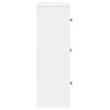 vidaXL Bookcase White 60x24x76.5 cm Engineered Wood