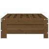 vidaXL Parasol Base Cover Honey Brown Solid Wood Pine