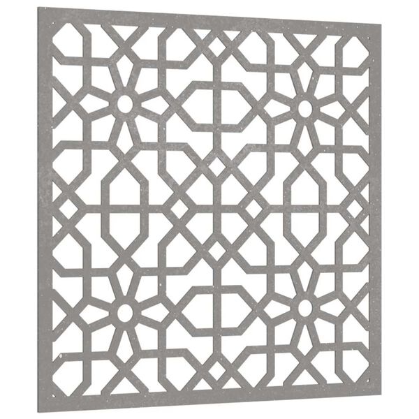vidaXL Garden Wall Decoration 55x55 cm Corten Steel Moorish Design