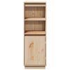 vidaXL Highboard 37x34x110 cm Solid Wood Pine