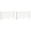 vidaXL Radiator Covers 2 pcs White 172x19x81.5 cm MDF