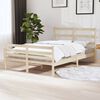 vidaXL Bed Frame without Mattress Solid Wood Small Double