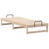 vidaXL Bed Frame Brown 80 x 200 cm Solid Pine Wood