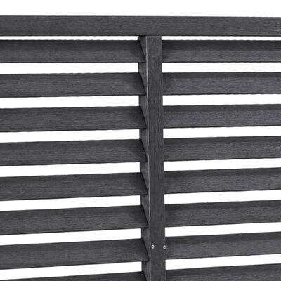 vidaXL Louver Fence WPC 180x180 cm Grey
