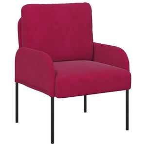 vidaXL Sofas with Cushion 55cm Wine Red Plywood