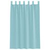 vidaXL Voile Curtains with Loops 2 pcs Turquoise 140x175 cm