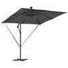vidaXL Cantilever Banana Parasol Anthracite 249 x 249 x 250 cm