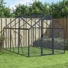 vidaXL Aviary Anthracite 1.79x3x1.85 m Aluminium
