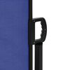 vidaXL Retractable Side Awning Blue 120x500 cm