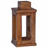 vidaXL Lantern 3 pcs Natural Mahogany Wood