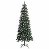 vidaXL Artificial Christmas Tree with 300 LEDs with Stand Green 240 cm