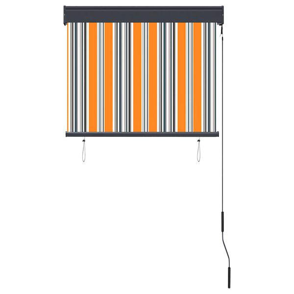 vidaXL Outdoor Roller Blind 80x250 cm Yellow and Blue