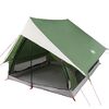 vidaXL Family Tent with Roof Green and White 315 x 286 x 200 cm