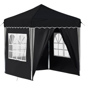 vidaXL Pop-up Party Tent Anthracite 195 x 195 x 245 cm Oxford Fabric