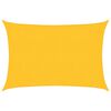 vidaXL Sunshade Sail 160 g/m&sup2; Rectangular Yellow 2x2.5 m HDPE